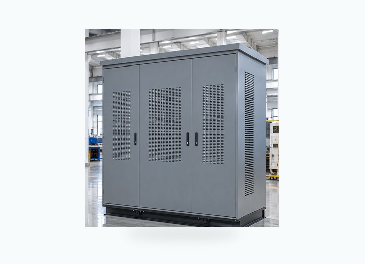 energy storage cabinet left side